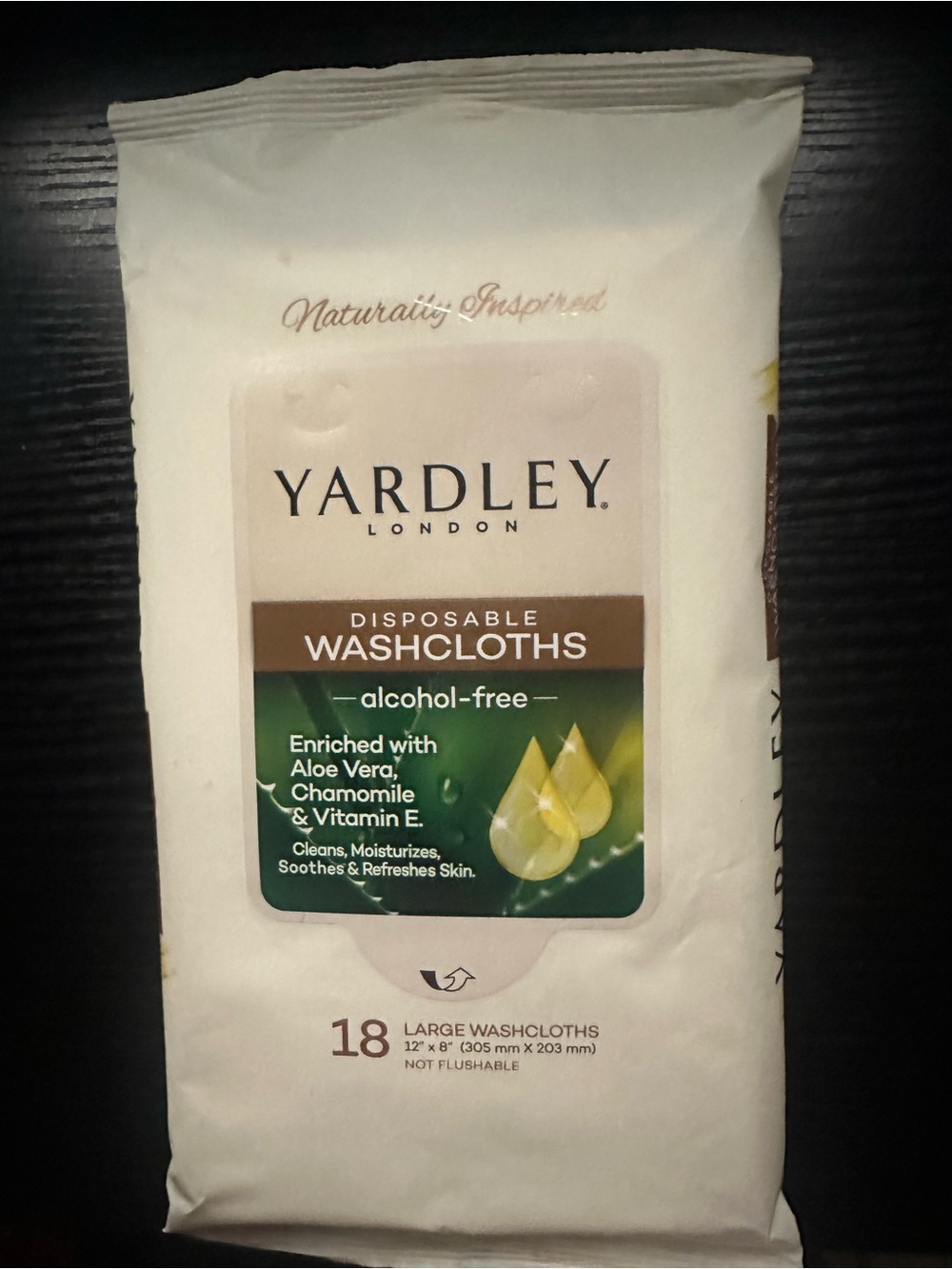 Alcohol-Free Disposable Washcloths - YARDLEY